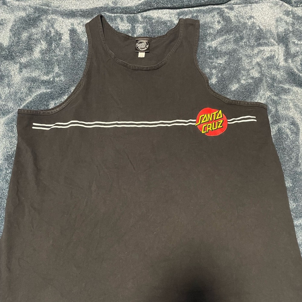 SANTA CRUZ SIZE XL TANK TOP VINTAGE STYLE